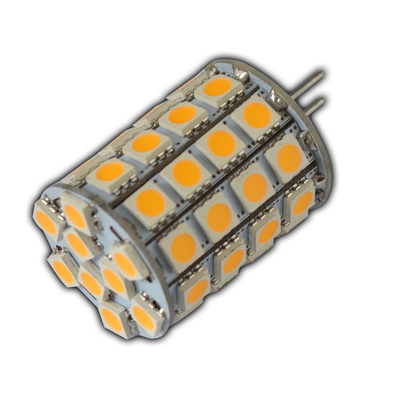 G6.35/GX6.35 LED 6 Watt 49 x 5050 SMDs Warm White