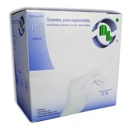 DL 100 Guantes De Latex Estériles Para Exploració Mediano