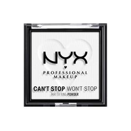 NYX Professional Makeup, Can´t Stop Won´t Stop, Polvo matificante, Tono Brt Translucent