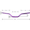 28.6 mm 22 mm Fatbar Aluminium Handlebar Oversize Handlebar Streetfighter