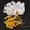 Plastic Pipe Clamp, Pipe Clamp, Pack of 20 16/20/25/32 mm