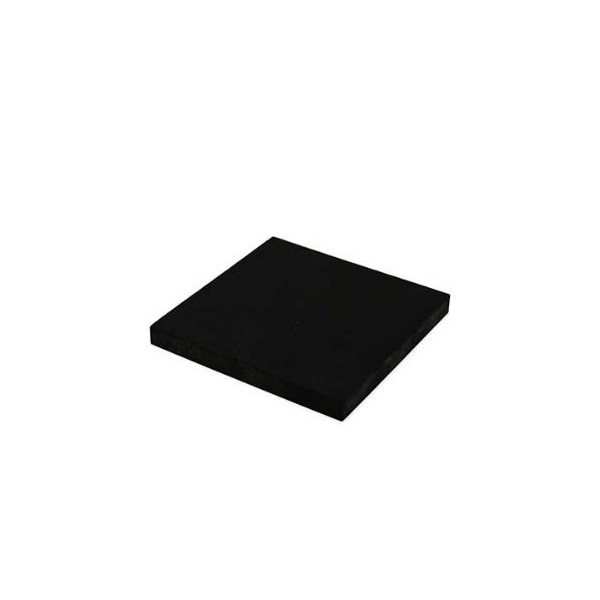 Hikari Rubber Block Black 0.4 x 3.9 x 3.9 inches (10 x 100 x 100 mm) GR10-10