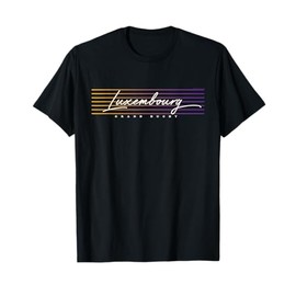 Retro Style Luxembourg T-Shirt