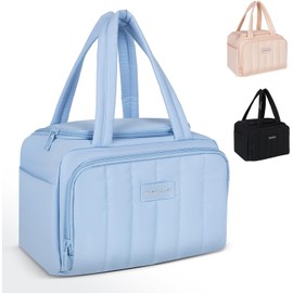 INSMEER - Loncheras para Mujer 7L con Asa Resistente, Bolsa Térmica Portátil Impermeable para Almuerzo, Bolso Estilo Tote para Oficina Viaje Picnic, Cremallera Reforzada y Ultraligera 170g