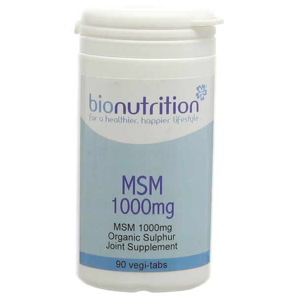 Bio Nutrition MSM 1000mg - Joint & Bone Health Supplement