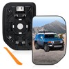 TOP-MAX Passenger Side Mirror Glass Replacement For Toyota FJ Cruiser