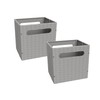 ClosetMaid 5439 Collapsible Mini Storage Bin with Two Handles, 2-Pack,