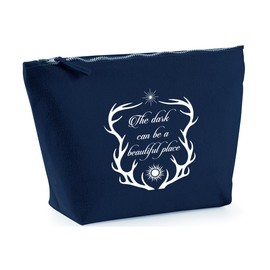 Hippowarehouse The Dark can be a Beautiful Place Printed Make up Cosmetic wash Bag 18x19x9cm