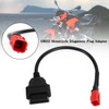Frezon OBD2 Motorcycle Cable Fit For Honda 6 Pin Plug