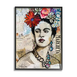 Stupell Industries Fabulous Frida Kahlo Framed Giclee Art by Elizabeth St. Hilaire