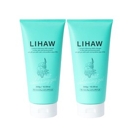 LIHAW Moist Cleansing Gel, W Face Wash Not Required, CICA Formulated Oil Gel, Matsueku OK 10.6 oz (300 g) x 2 Bottles