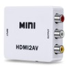 HDMI to RCA Composite Video Audio AV CVBS Adapter Converter