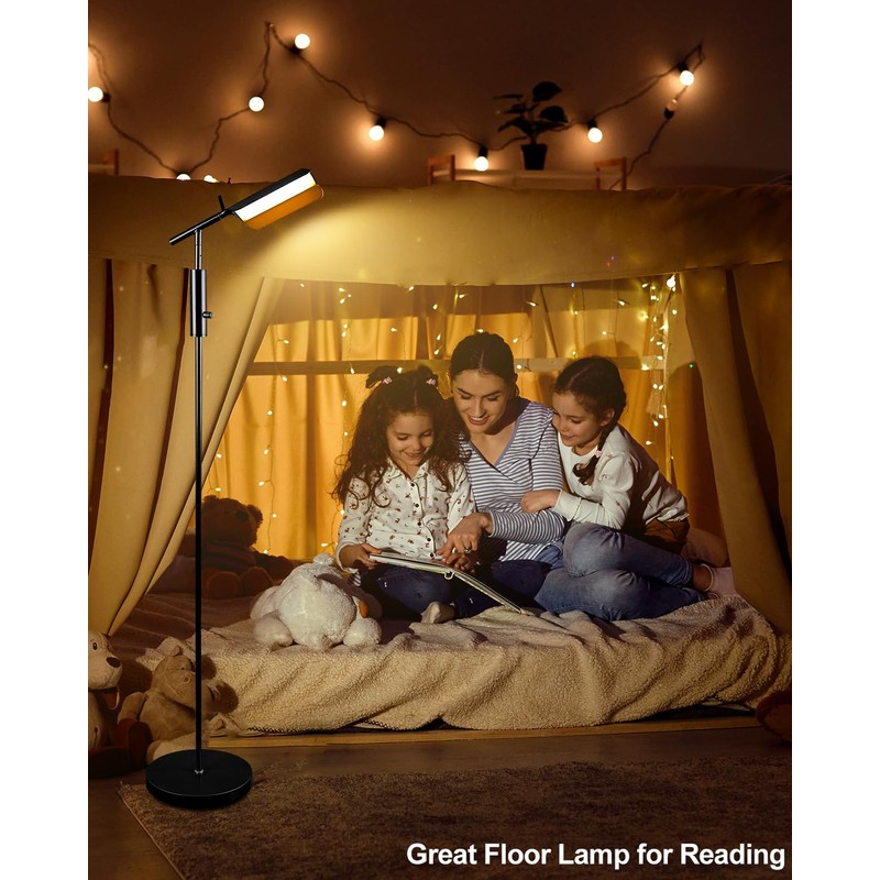 Lightdot 62IN Reading Floor Lamp, Dimmable LED Floor Lamps for