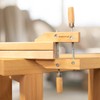 POWERTEC 71524 Wooden Handscrew Clamp – 10 Inch | Hand