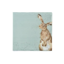 Wrendale Designs - 'The Hare and The Bee' Cocktail Napkin