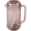 Motuji Industrial PUO496E Round Water Pitcher, Smoke Brown, Polycarbonate Resin,