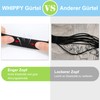 WHIPPY Fabric Belt Stretch Belt Elastic Braided Belt Elastic Stretchy