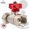 tecuro Ball Valve with Union Nut Rp 3/4 Inch x