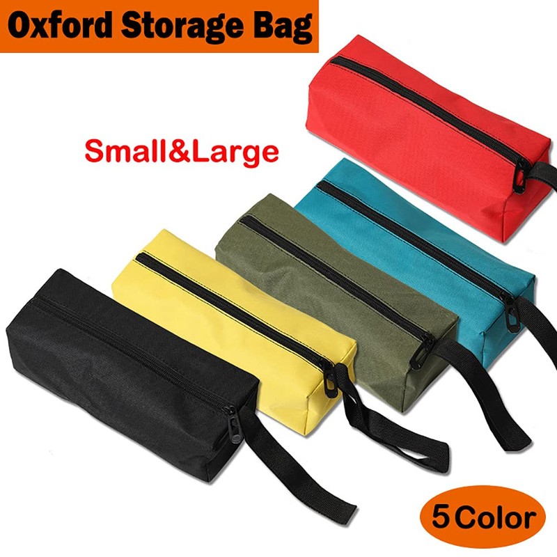 Small Red Repair Tool Storage Bag Organizer Oxford Cloth Small