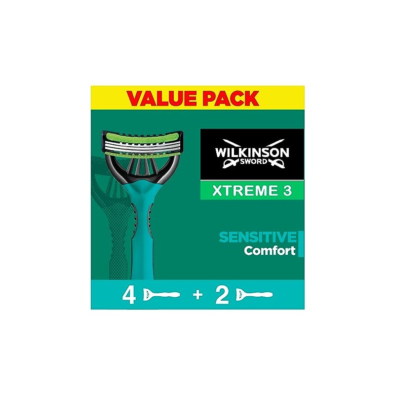 Wilkinson Sword Xtreme 3 for Men | Sensitive Comfort |