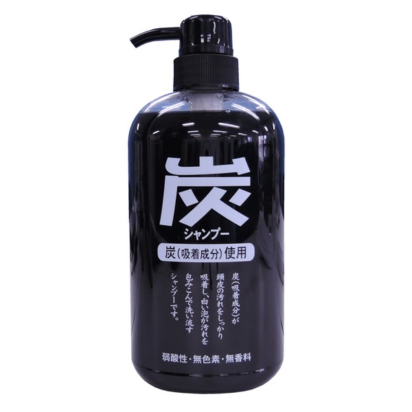 Jun Cosmetics Charcoal Shampoo 600ml