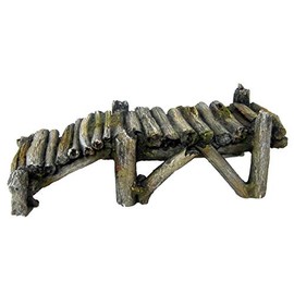CLASSIC Pet Products Wooden Bridge 190Mm Aquarium Ornament