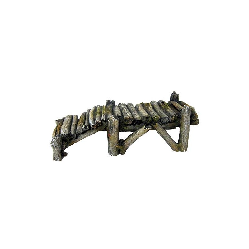 CLASSIC Pet Products Wooden Bridge 190Mm Aquarium Ornament