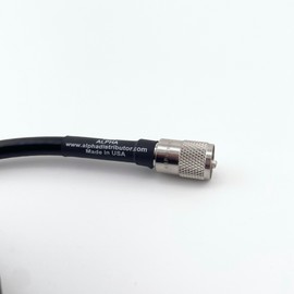 AMPHENOL ALPHA - 85ft RG8u Coax Cable with AMPHENOL PL259s attached