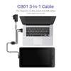HUION CB01 3in1 HDMI Cable for Graphics Drawing Tablet Kamvas