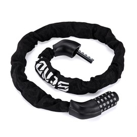 Bicycle Chain Lock, High Security 5-Digit Resettable Combination Portable Anti-Theft Bike Locks, Heavy Duty Bike Chain Locks, for E-Bike, Scooter, Bike Security Lock. (39 inchs Long)