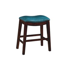 Picket House Furnishings Bowen 24" Backless Counter Height Stool in Blue