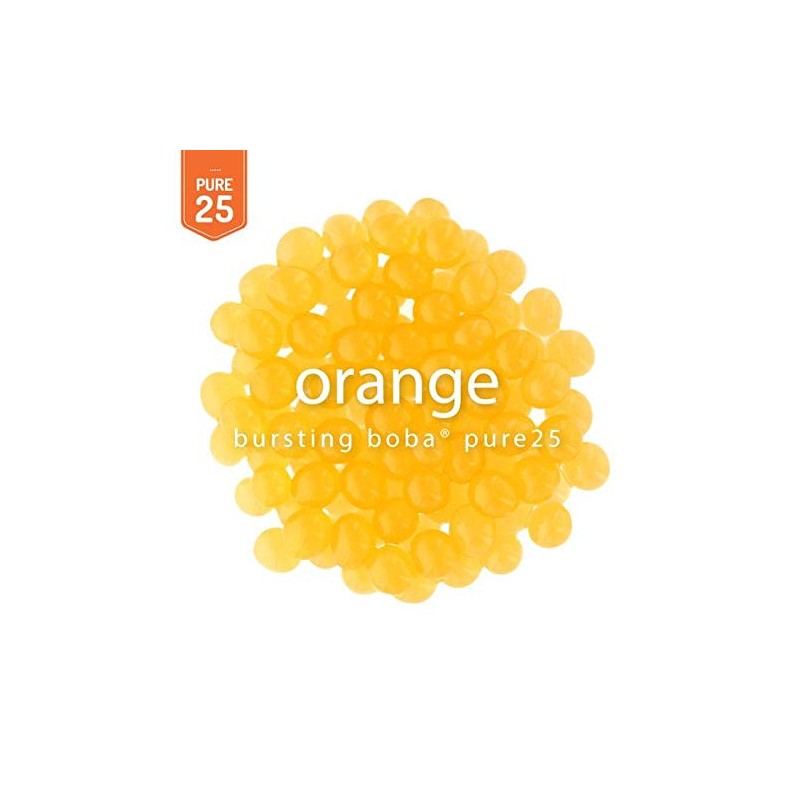 Bossen Bursting Boba Pure 25 Orange Flavor 7.26 lb.