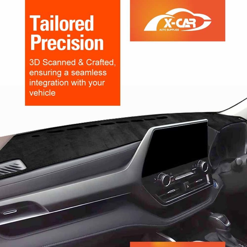 X-CAR Dash Mat for Toyota Kluger 2021-2025 Microfiber Non-Slip Pad