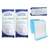 Bundle Extra Large Incontinence Sheets Wipes 20pc 160cm x 80cm