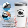 Landscaper White Edition Tumbler 20oz - I'm silently judging your