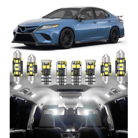 BMT xms Car Interior LED Light Replacement for Toyota Camry 2012-2023,6000K Super Bright Interior Light Bulbs Package, 11pcs