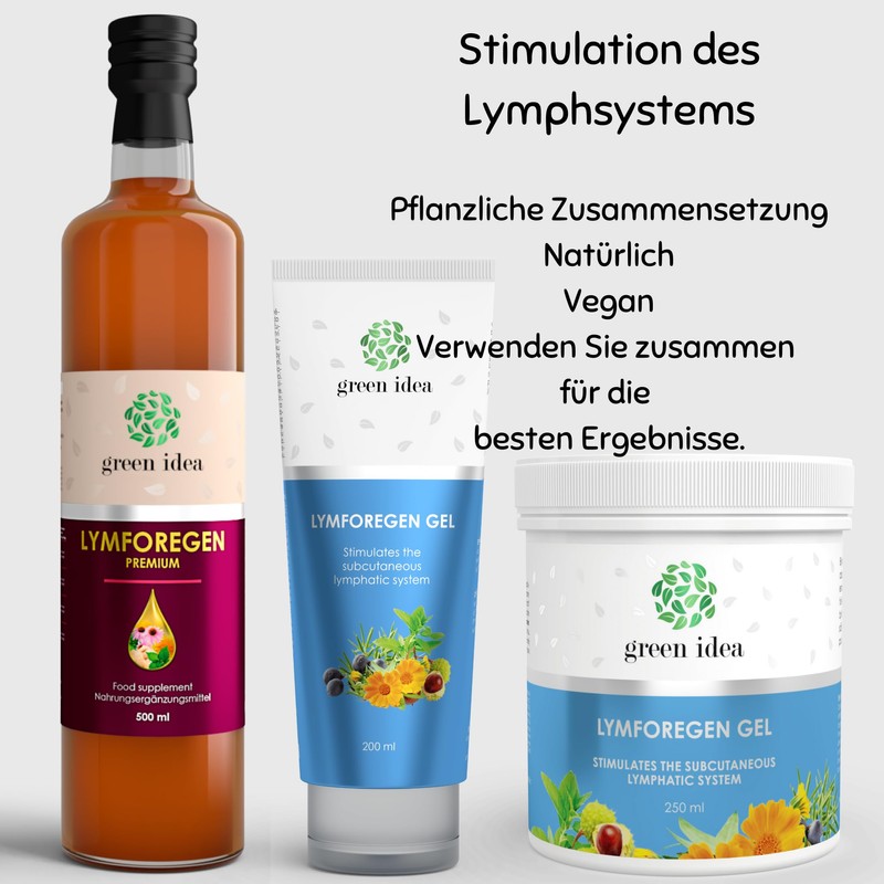 green idea - Lymforegen gel - Stimulates the lymphatic system