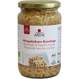 Graines germées de haricots mungos