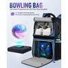 LOINTET Bowling Ball Bag, Single Bowling Ball Backpack with Shoe