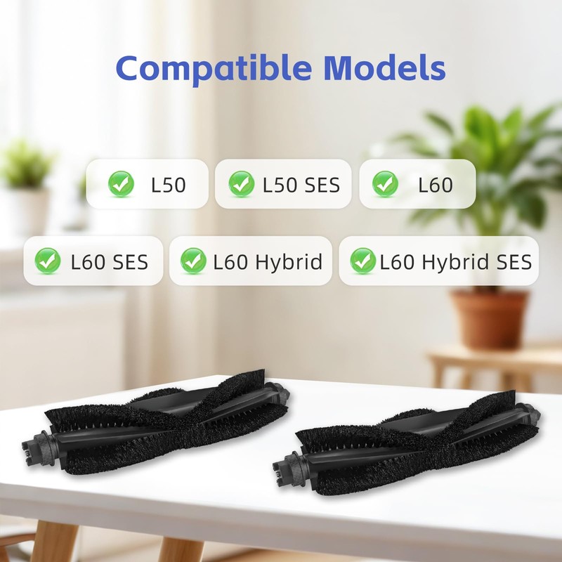 3 Pack Replacement Roller Brushes for Eufy L50, L60, L60