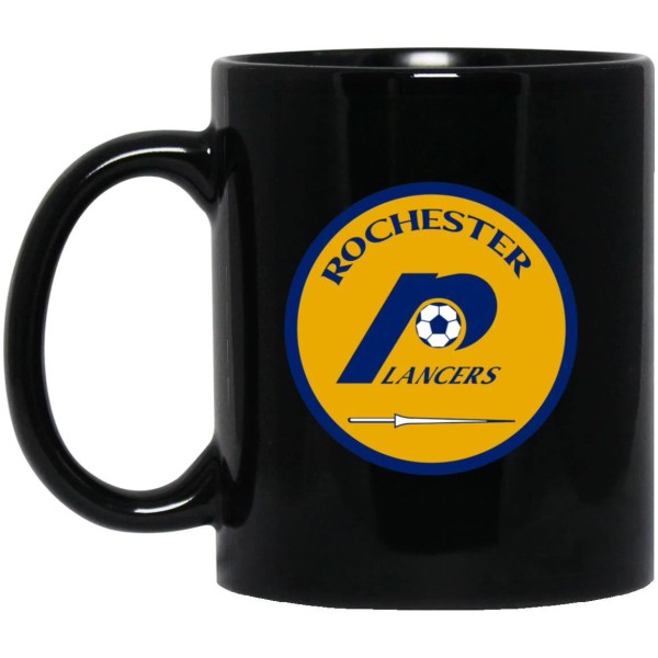 Rochester Lancers Mug 11 oz. Black Ceramic | NASL Soccer