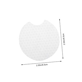 FOMIYES 1set Cotton Pieces Makeup Pads Eye Makeup Remover Pads Facial Mask Makeup Removal Pads Cotton Exfoliating Pads for Face Round Cotton Pads White Non-woven Fabric 300pcs