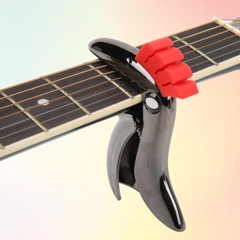 Bird Shape Guitar Capo Zinc Alloy Easily Switch Folk Pop