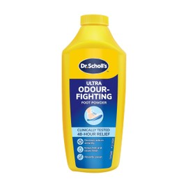 Dr. Scholl's Ultra Odour-Fighting Foot Powder with Sweat Max Technology-Keeps Feet and Shoes Fresh and Dry, Controls Foot Wetness, Destroys Foot Odours Instantly and Provides All-Day Odour Protection
