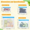 Reusable Silicone Food Storage Bags, 10 Pack 4 Size Leak