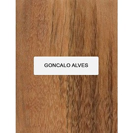 Goncalo Alves Thin Stock Lumber Boards Wood Crafts 3/8" x 6" x 24"