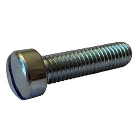 Small Parts 0520MSL #5-40 x 1-1/4" Slotted Fillister Head Machine Screw Fully Threaded Zinc (Pack of 100)