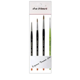 Raphael Series 8404, Kolinsky Brush, Set of 3, 0, 1, 2 (Raphael France)