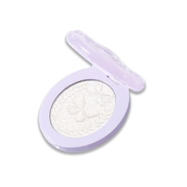 SWEET NIGHT Highlight Palette with Fine Glitter, Face Highlights, Natural 3D Feeling, Teardrop Bag, Eye Area, C-Zone, Shiny Makeup, Popular Item (01 - White Moonlight)