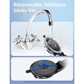 Kusport Dashboard Tablet Holder for Car Suction Cup Car Mount with Large Clamp for All 6"-11" Tablet